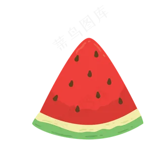 卡通水彩手绘西瓜设计