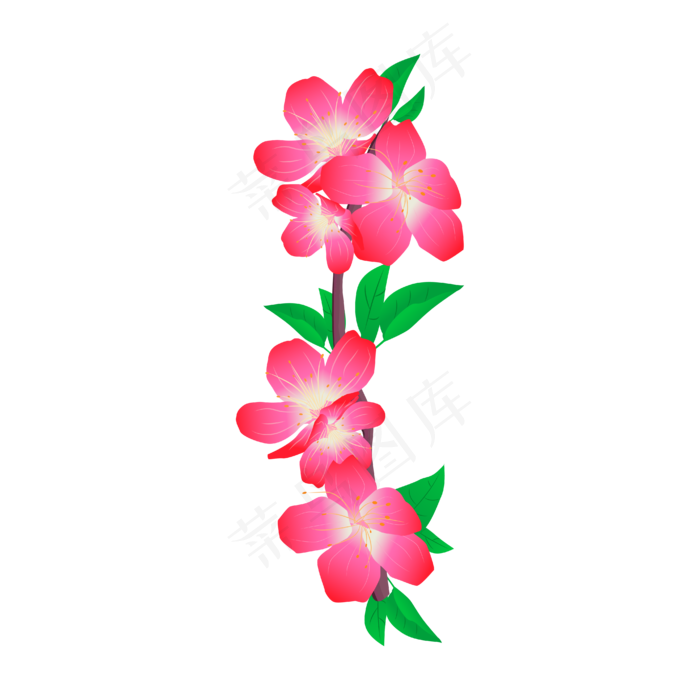 矢量免扣卡通花朵(4167*4167px 300 dpi )ai矢量模版下载
