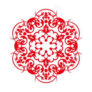 复古底纹怀旧中国风团花底纹