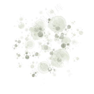 清新水彩水渍喷溅