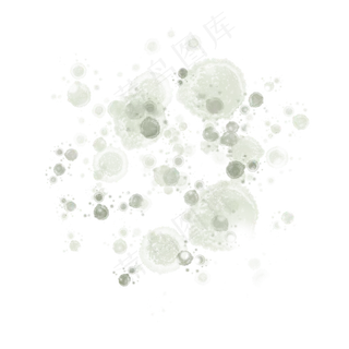 清新水彩水渍喷溅