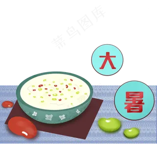 大暑节日喝绿豆汤