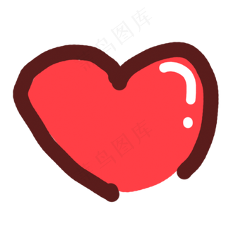 情人节我爱你心形免抠图