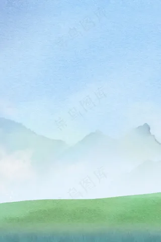 清明节简约psd分层banner