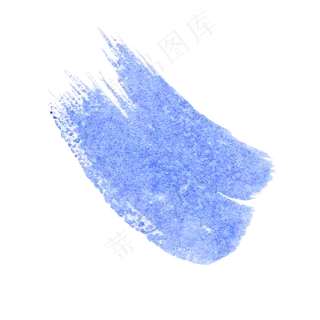 蓝色水墨笔刷 蓝色水墨笔刷