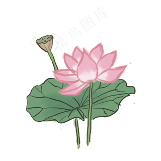 古风古典风格中国风水墨风矢量图