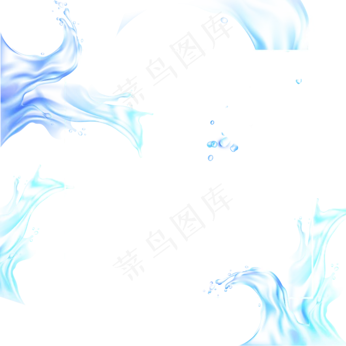 618流体水纹渐变装饰免抠图(2000X2000(DPI:300))psd模版下载