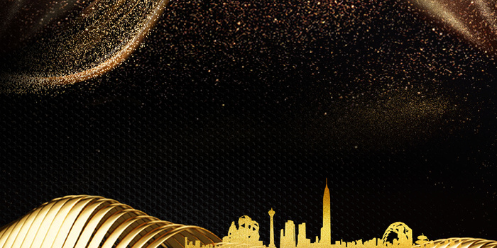 黑金大气华丽商务背景素材