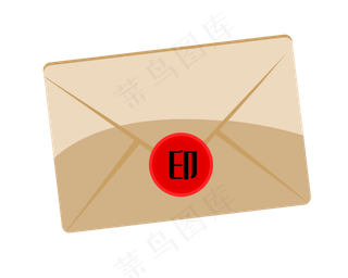 黄色信封邮件