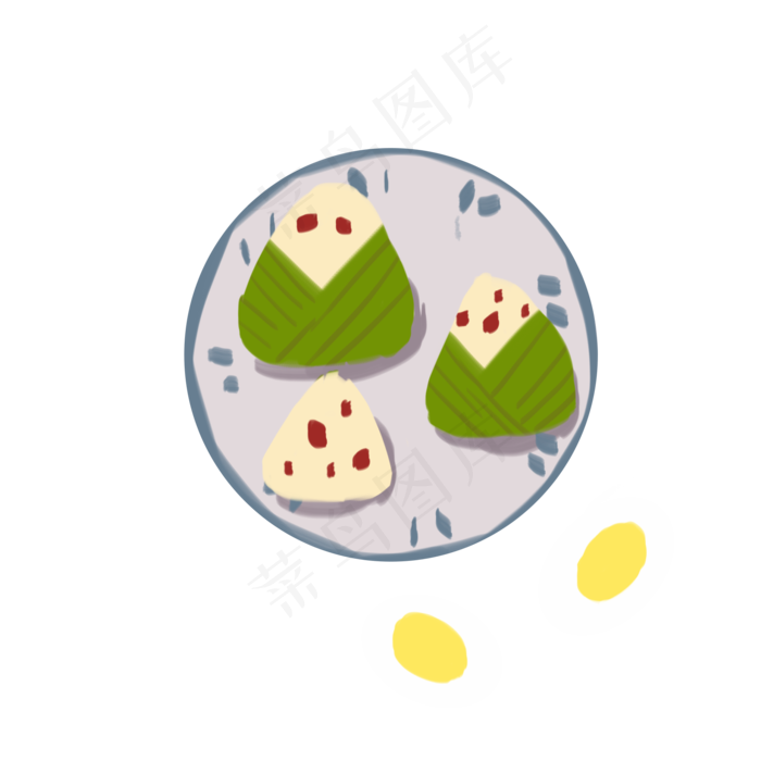 粽子端午节插画元素