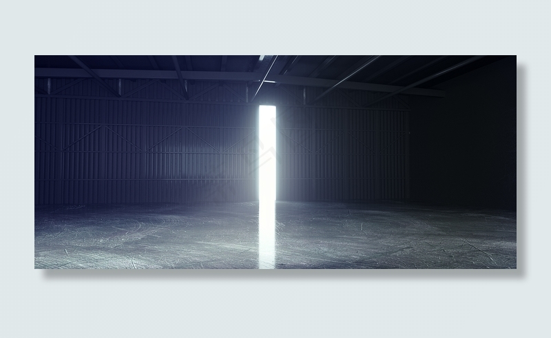 c4d室内车库汽车展示场景
