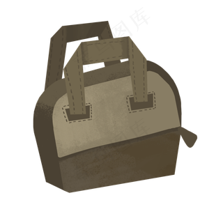 父亲节父亲工作包卡通