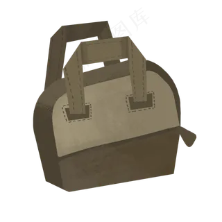 父亲节父亲工作包卡通