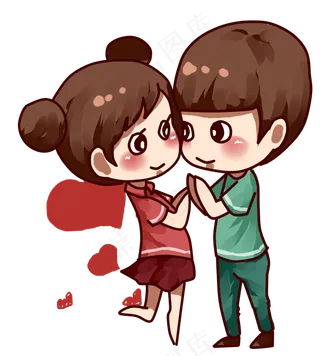 520情人节情侣牵手