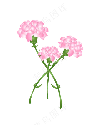 矢量免扣卡通花朵