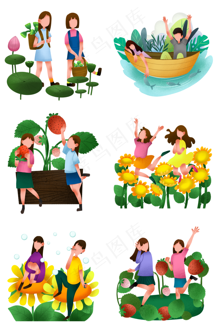 立夏节气合集(2000X3020(DPI:300))psd模版下载