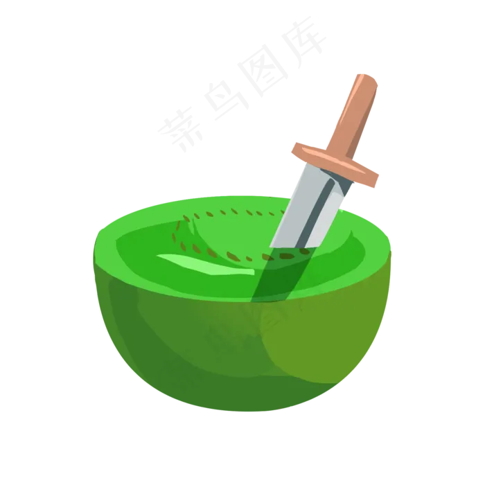 绿色水果猕猴桃(2000X2000(DPI:300))psd模版下载