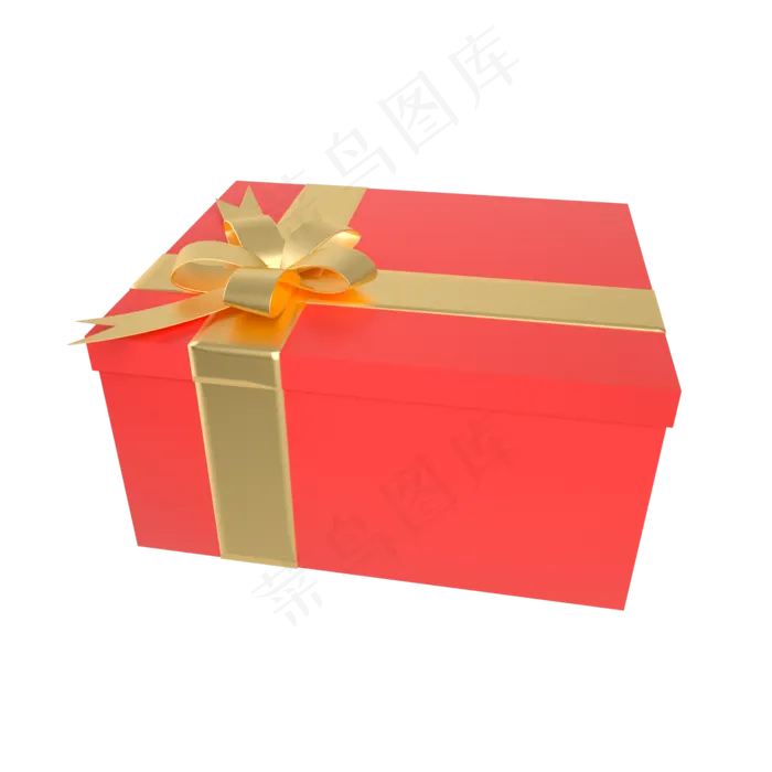 红金质感电商礼盒,免抠元素(2000X2000(DPI:300))psd模版下载