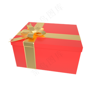 红金质感电商礼盒,免抠元素