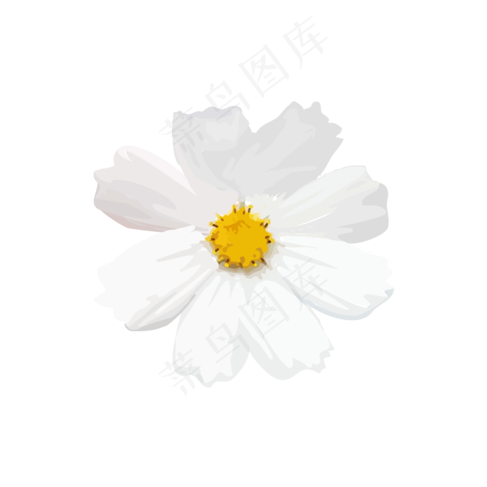 简约清新手绘花朵可商用元素(2000X2000(DPI:96))ai矢量模版下载