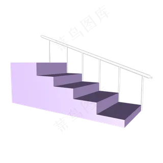 618电商c4d紫色台阶展架