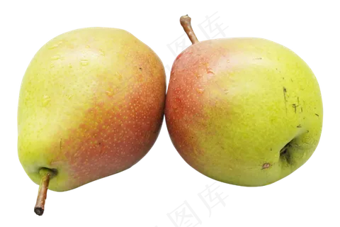 两个水果梨子