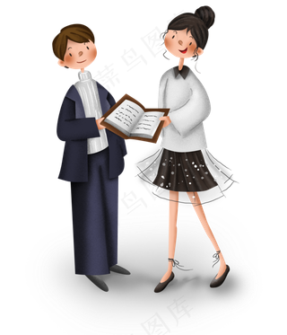 学习系列看书的人