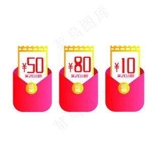 创意红包优惠券设计