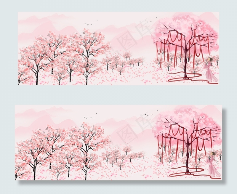桃林风景banner图