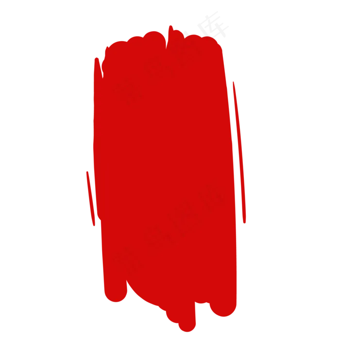 印章红色印泥(2000*2000px 300 dpi )ai矢量模版下载
