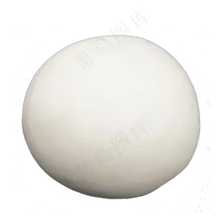 白色馒头小吃,免抠元素