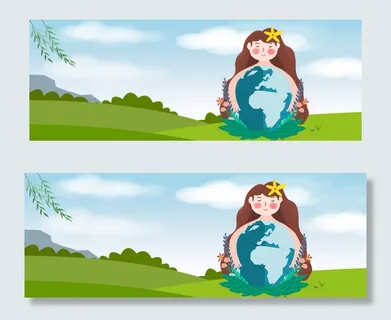 世界地球日公益环保banner