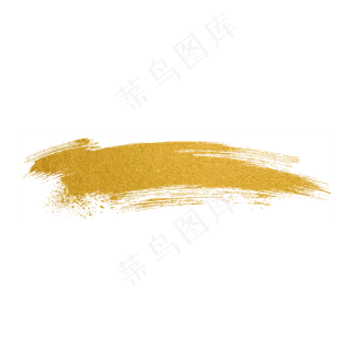笔触式金色粉末图案,免抠元素
