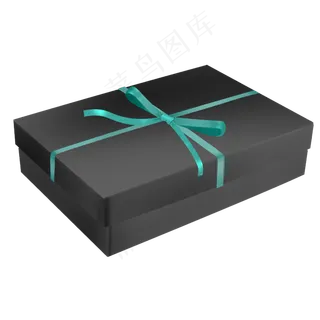 精美黑色礼物盒,免抠元素