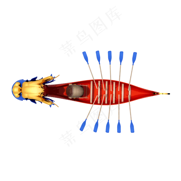 精致龙舟png图(2000X2000(DPI:300))psd模版下载
