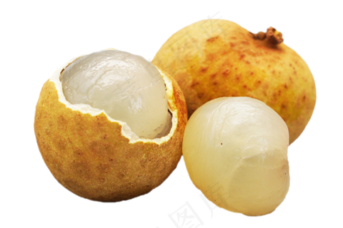 剥皮的水果桂圆