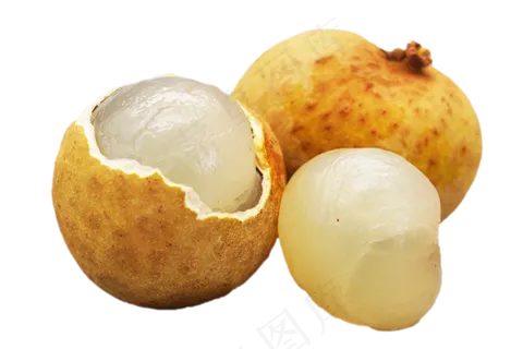 剥皮的水果桂圆