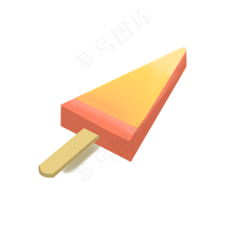 夏季清新可爱芒果西瓜混合冰棒