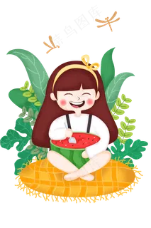 夏至节气png素材