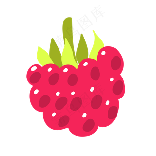 卡通手绘风夏至夏天葡萄免扣素材