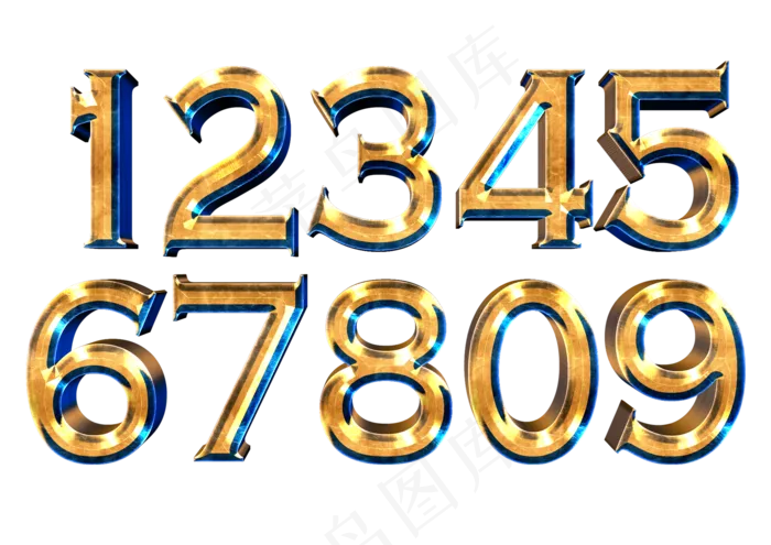 3d质感数字原创(3508X2480(DPI:300))psd模版下载