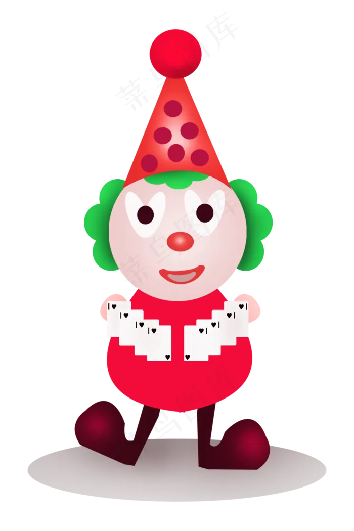 愚人节小丑(2000X3000(DPI:300))psd模版下载