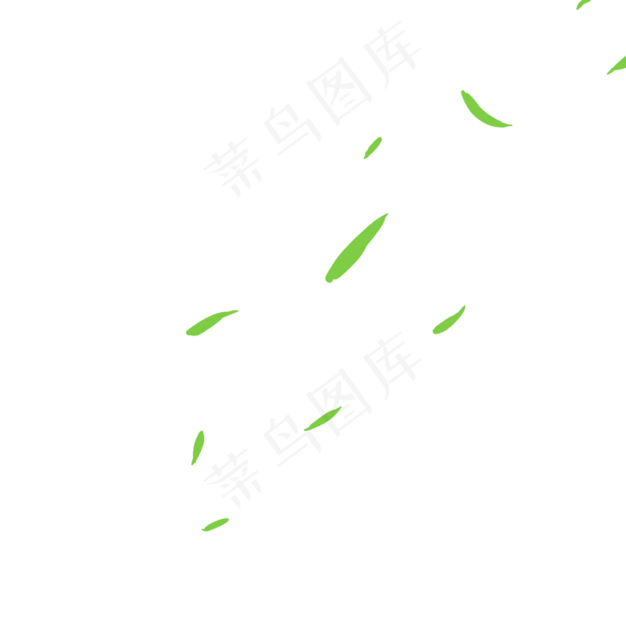 手绘清明节柳叶纷飞(2000*2000px)psd模版下载