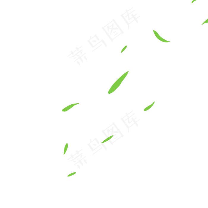 手绘清明节柳叶纷飞(2000*2000px)psd模版下载