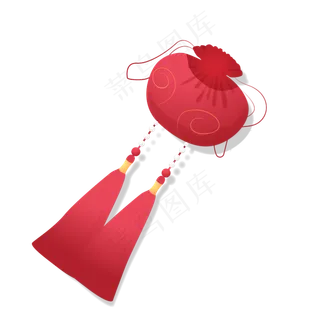 红色古风香囊 红色古风香囊