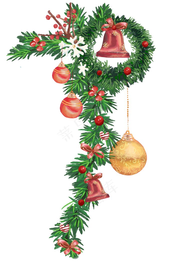 圣诞装饰物,免抠元素