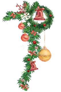 圣诞装饰物,免抠元素