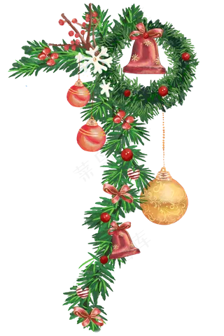 圣诞装饰物,免抠元素
