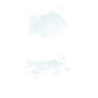 白色天气云朵免抠