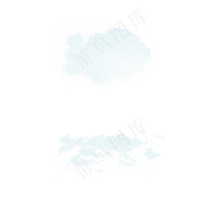 白色天气云朵免抠